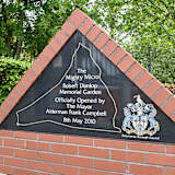 In Ballymoney wurde ein kleiner Park in Erinnerung an Robert Dunlop angelegt