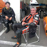 Eckart Rösinger (r.) und Beifahrer Steffen Werner (l.) setzen auf Suzuki 600
