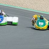 Zimmermann/Prudlik (33) überrunden hier de Haas/Segers (21)