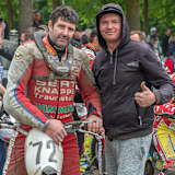 Manfred Knappe (l.) und Stefan Pletschacher an Himmelfahrt in Lüdinghausen