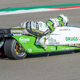 Endeveld/Remmé sind noch im Lernprozess mit ihrer Adolf RS1 F1 Kawasaki 600