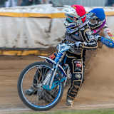 Max Dilger im heißen Kampf mit Stephan Katt beim Paar Cup in Cloppenburg