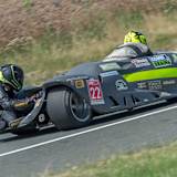 Luca Schmidt debütiert in Schleiz im Beiwagen von Hilbert Talens (LCR Yamaha 1000)