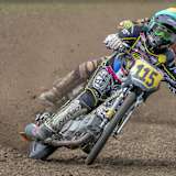 Der Niederländer Theo Pijper (115) und Kenneth Kruse Hansen (DK) waren beim Rennabbruch in Uithuizen gleichauf