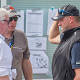 Markus Brandhofer (r.) schnupperte in Schwarme schon mal wieder Gespann-Luft