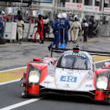 Bleibt in Mexiko in der Box: Der zweite Oreca 05 von Manor