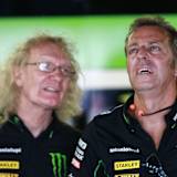 Tech3-Konstrukteur Guy Coulon mit Teambesitzer Hervé Poncharal