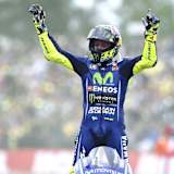 So feierte Valentino Rossi 2017 seinen Sieg