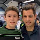 Johan Gimbert mit David Salom