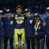 Valentino Rossi und die fünf Yamaha-Piloten aus der SSP300-WM