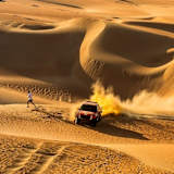 Der Ford Raptor beim Test in Dubai