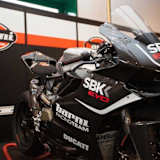 Die Evo-Ducati von Barni Racing bei der Teampräsentation