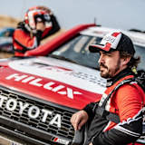 Fernando Alonso am Toyota Hilux