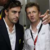 Fernando Alonso und Allan McNish 2014 in Le Mans