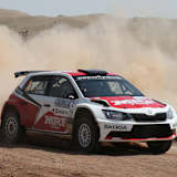 Skoda-Junior Fabian Kreim im Shakedown 