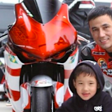 Auch Meikon Kawakamis Vater ist von Motorrädern begeistert