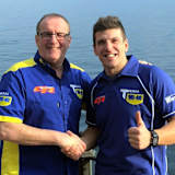 WD-40-Teambesitzer Brent Gladwin (li.) und Claudio Corti