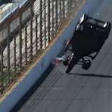 Der spektakuläre Abflug von Castroneves