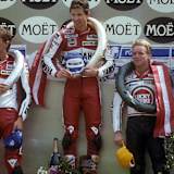 Salzburgring-GP 1988: De Radigues (links) mit Sieger Lawson und Rainey