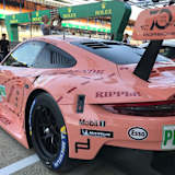 Erinnert an die rosa Sau von 1971: Der Porsche 911 RSR von Michael Christensen, Kévin Estre und Laurens Vanthoor