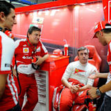Die Spanier bei Ferrari: De la Rosa, Alonsos Physio, Alonso, Gené