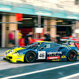 Diesen Ferrari 488 GT3 pilotiert Valentino Rossi in Abu Dhabi