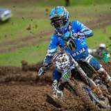 Jago Geerts gewann den ersten MX2-Lauf in Matterley Basin