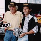 Franz Xaver Albert mit dem jungen Gerhard Berger