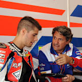 Federico Fuligni mit Ex-GP-Pilot Ezio Gianola