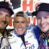 Die Top-3 von Uithuizen: Christian Hülshorst, Stephan Katt und Dirk Fabriek (v.l.)