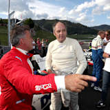 Jean Alesi und Gerhard Berger sorgten für Jubel bei den Fans