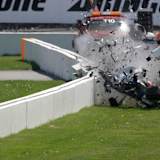Robert Kubicas Sauber-BMW löste sich bei seinem Montreal-Crash von 2007 in seine Bestandteile auf  