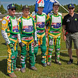 In Pocking siegten die Australier mit Kurtz, Fricke, Holder und Pickering (v.l.)