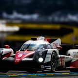 Aktuell vorne: Der Toyota TS050 Hybrid von Stéphane Sarrazin, Mike Conway und Kamui Kobayashi