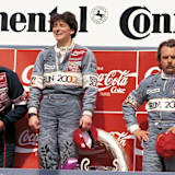 Ellen Lohr auf dem Podium