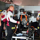 Die Werks-KTM mit Gitterrohrstahlrahmen für Livio Loi