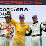 Alexandre Imperatori (Mitte) ist der neue vierte Fahrer bei Falken Motorsport