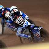 Leon Madsen (30) sah Bartosz Zmarzlik (95) in Vojens nur von hinten