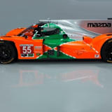 Der Mazda LMP2 in der Lackierung von Le Mans 1991