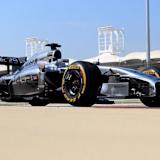 Der McLaren MP4-29 in der Sonne von Bahrain