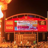 Supercross-Rennen in Las Vegas sind immer auch eine große Show
