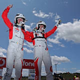 Die Portugfal-Sieger: Paul Nagle (li.) und Kros Meeke