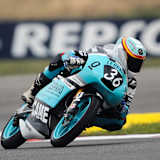 Auch das Team von Portimão-Sieger Joan Mir fährt 2015 in Leopard-Farben, wie das Kiefer-Team in der Moto3-WM