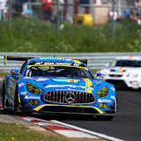 Bestzeit im freien Training: Der Mercedes-AMG GT3 vom AMG-Team Black Falcon
