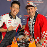 Takaaki Nakagami und Jorge Lorenzo trafen sich in Japan wieder