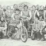 Olle Nygren im Kreis seiner Schüler