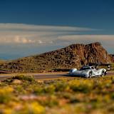 Romain Dumas bei seinem Rekord am Pikes Peak