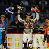 Tagespodium SX2 (v.l.n.r.): Larranaga, Aubin und Do