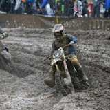 Chad Reed (#22) schlug sich im Schlamm von Crawfordsville beachtlich 