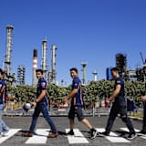 Im Stil der Beatles: Dani Pedrosa, Marc Márquez, Takahisa Fujinami, Jaime Busto und Tomi Bou